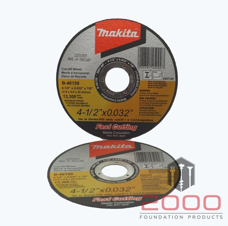 Makita Abrasive Discs – Thin