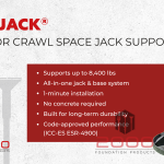Introducing EverJack®: The Strongest Crawl Space Support Solution Now Available at 2000's